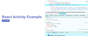 Hiding Child component with prop passed as hidden in Activity wrapper